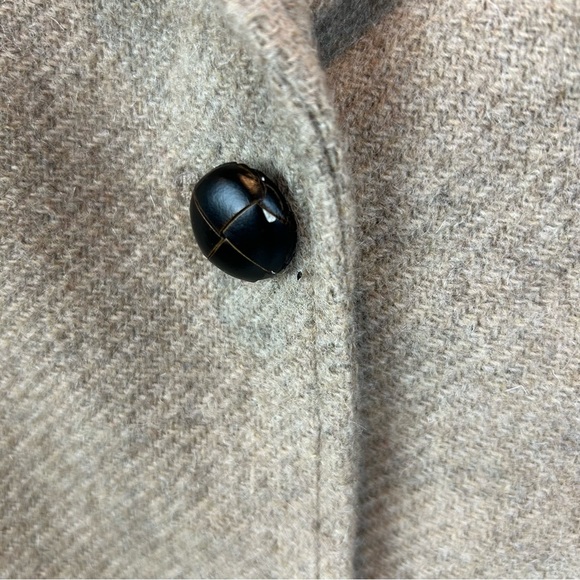 Banana Republic Tan Wool Blend Blazer Women’s Size 12 Two Button Jacket Brown - Picture 6 of 9